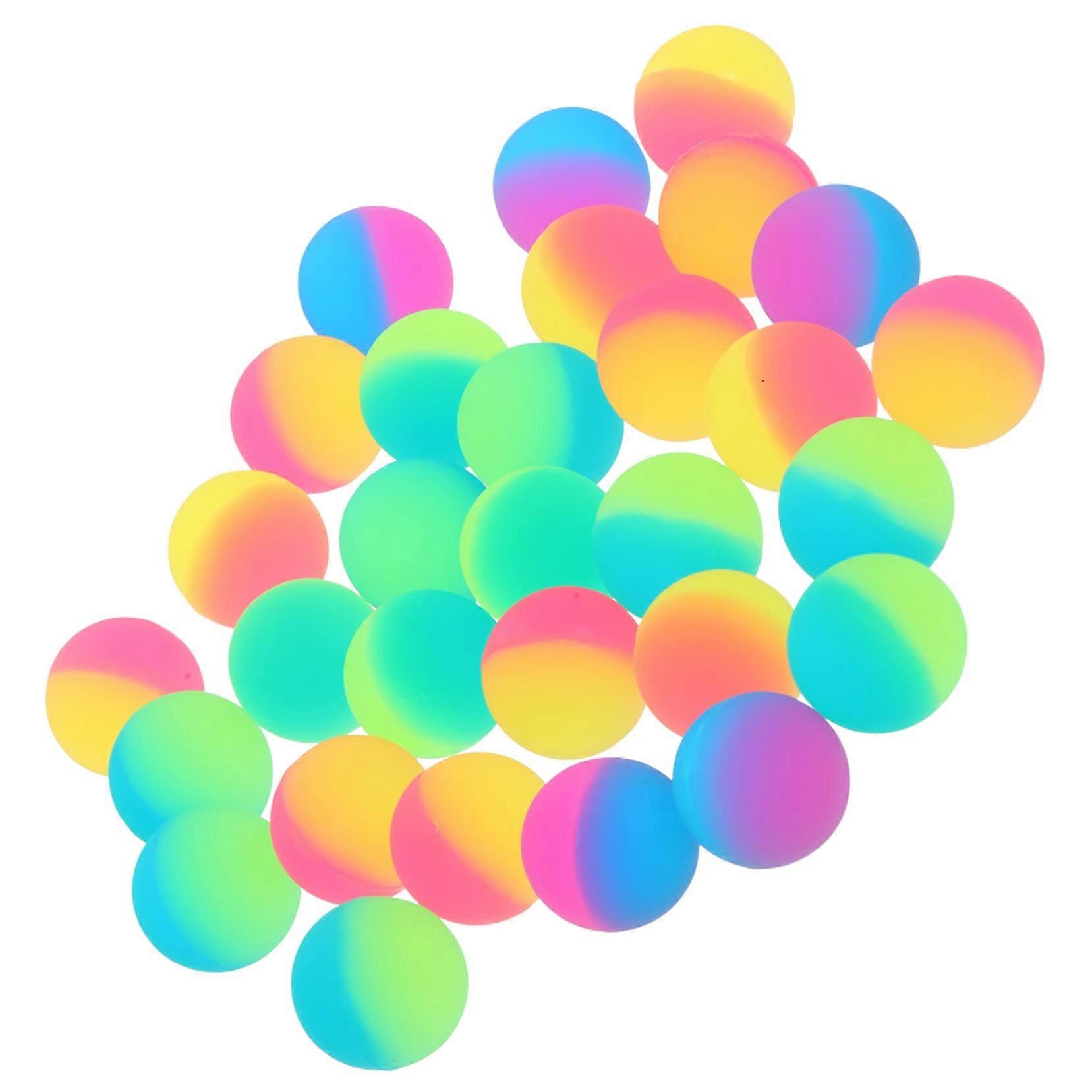 30 Pack Frosted Bouncy Balls – Fun Party Favors, Children's Play Balls