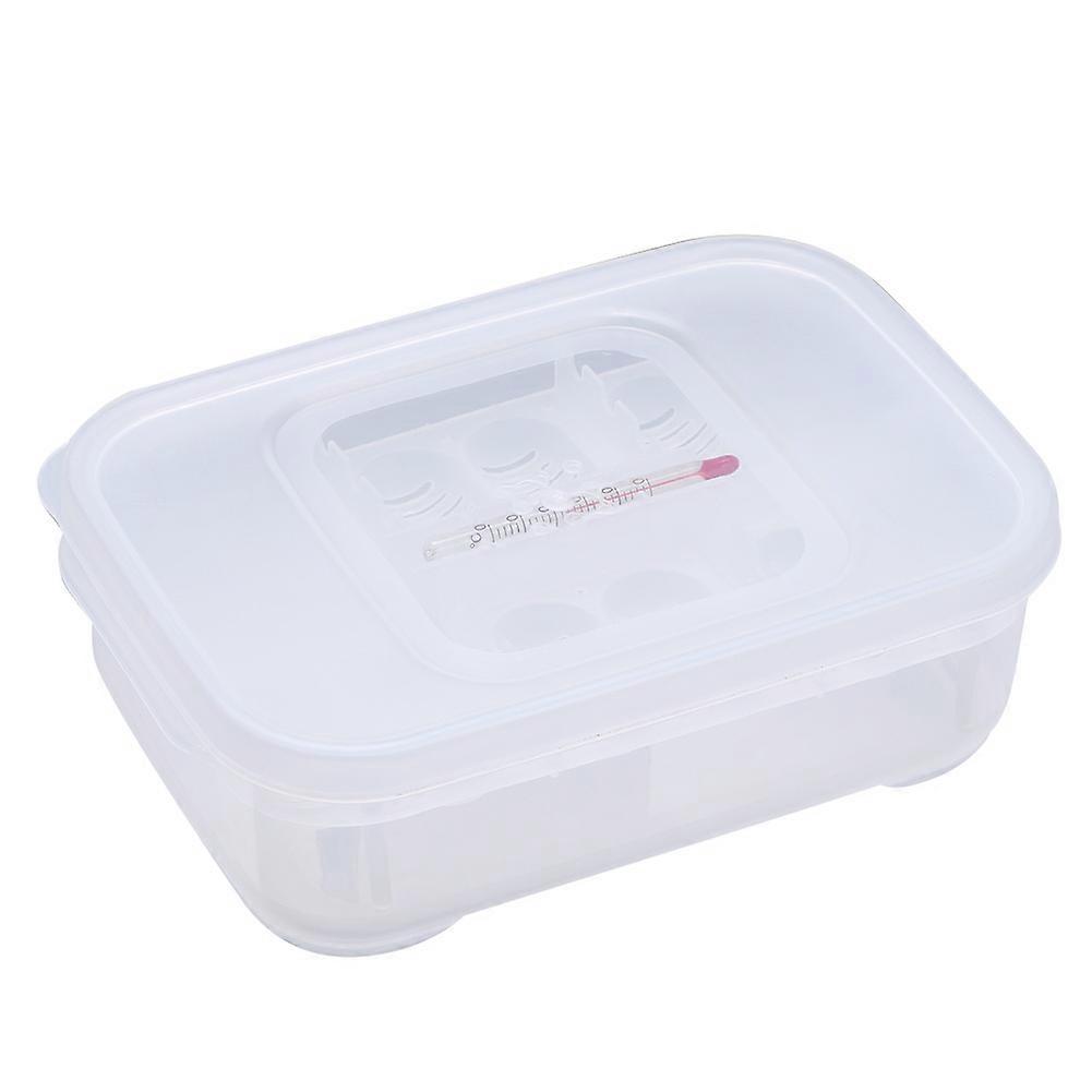 Transparent Plastic Professional Gecko Snakes Lizards Reptiles Eggs Breeding Incubator Tray Hatcher Box