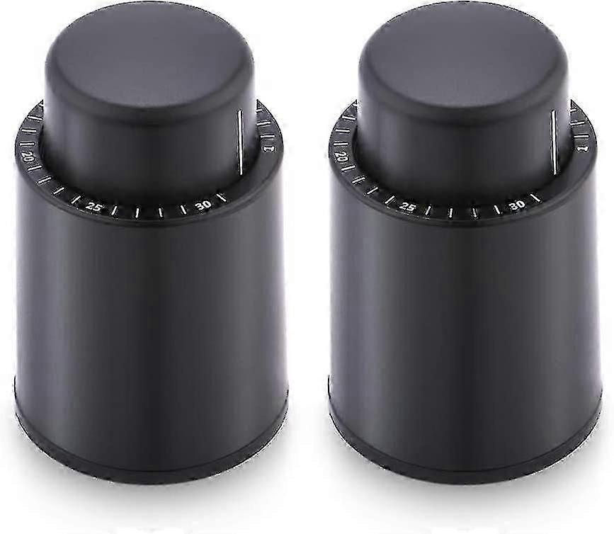 Vacuum Reusable Wine Bottles Stopper Keep Fresh (2 Pack)