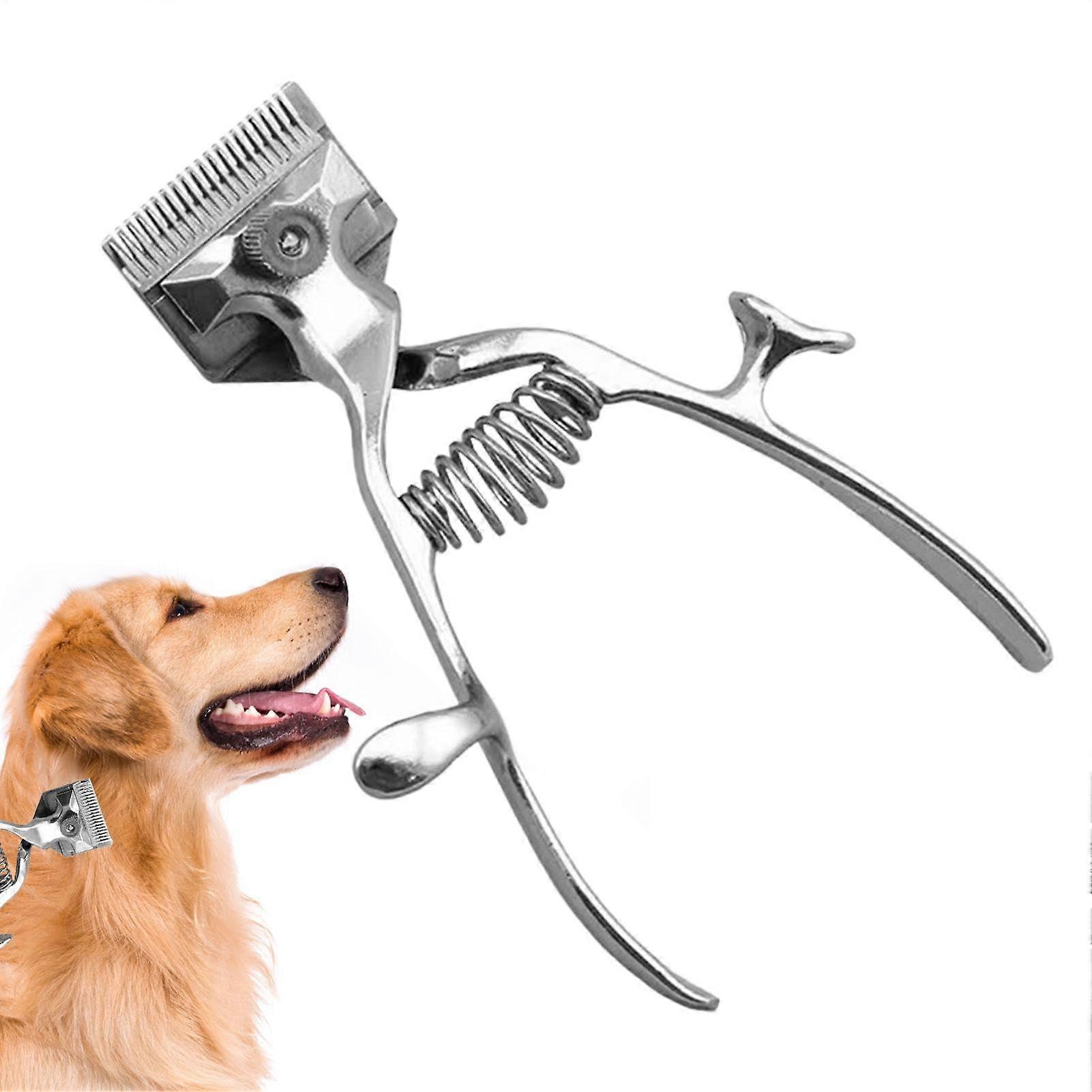 Manual Dog Trimmer, Ergonomic Portable Pet Grooming Tool for Home Use, Skin Friendly, Rechargeable and Lightweight