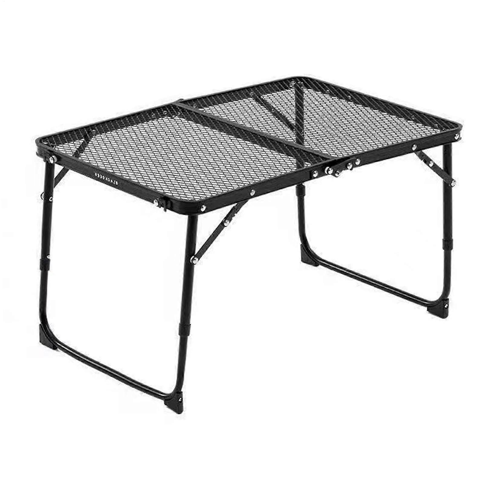 Portable Folding Camping Grill Table with Aluminium Mesh Surface