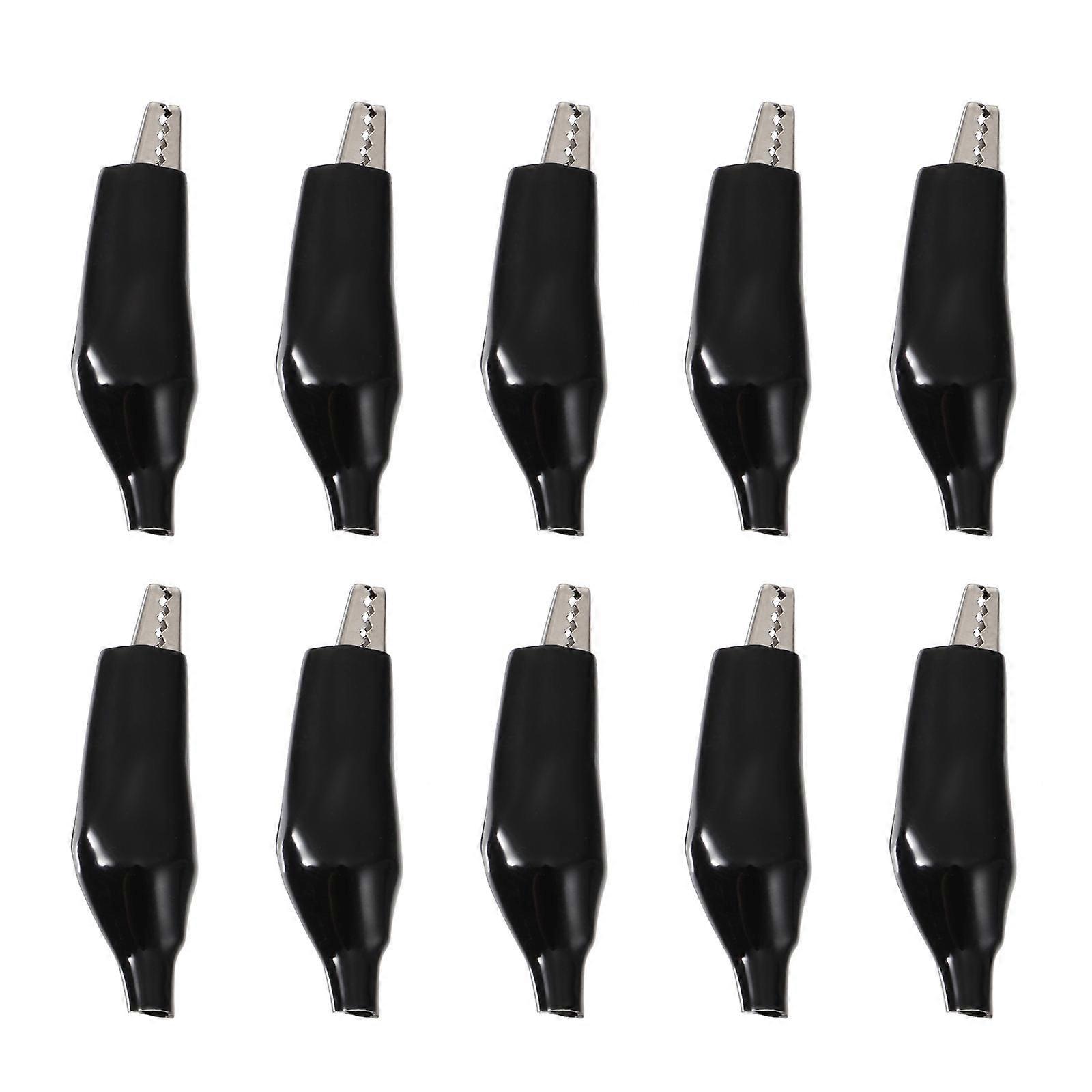 20pcs Insulation Clips for Electrical Testing Perfect for Home Use Black