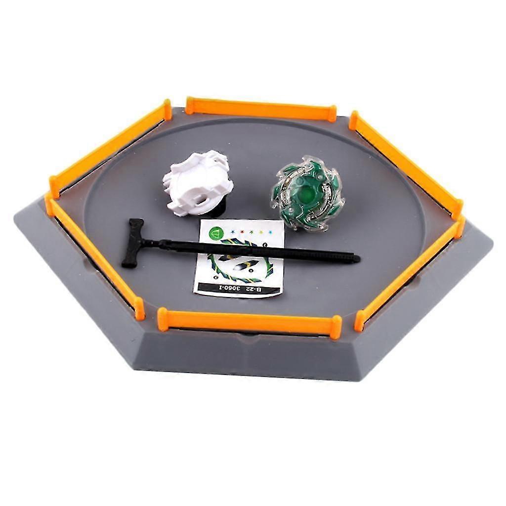 Hexagon-Shaped Battle Top with Launcher - Unique UK Design for Top Duels