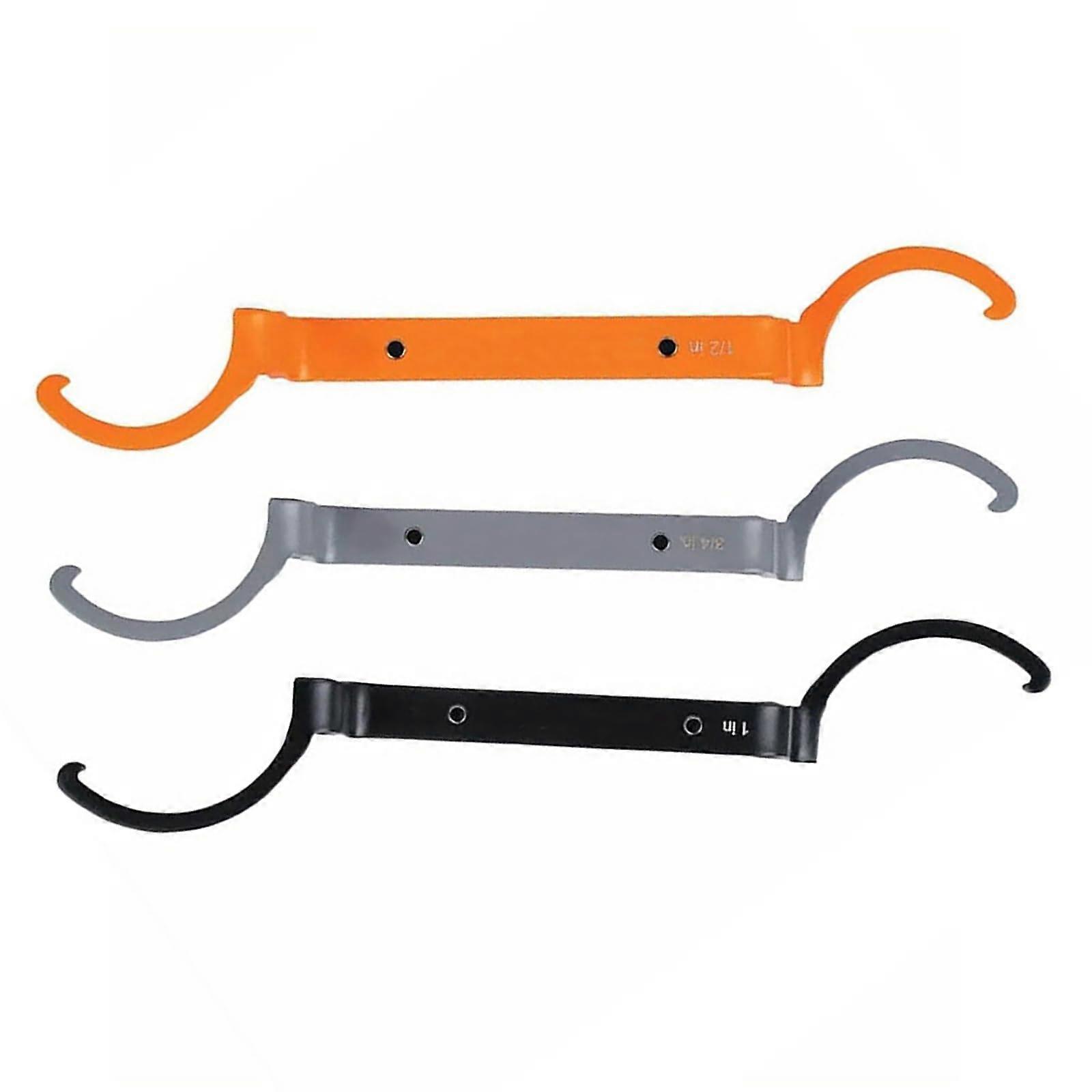 3-Piece Pipe Locking Wrench Set, Adjustable Contermuttern Tool Kit for Tight Spaces, Durable Hand Tool for Easy Adjustment