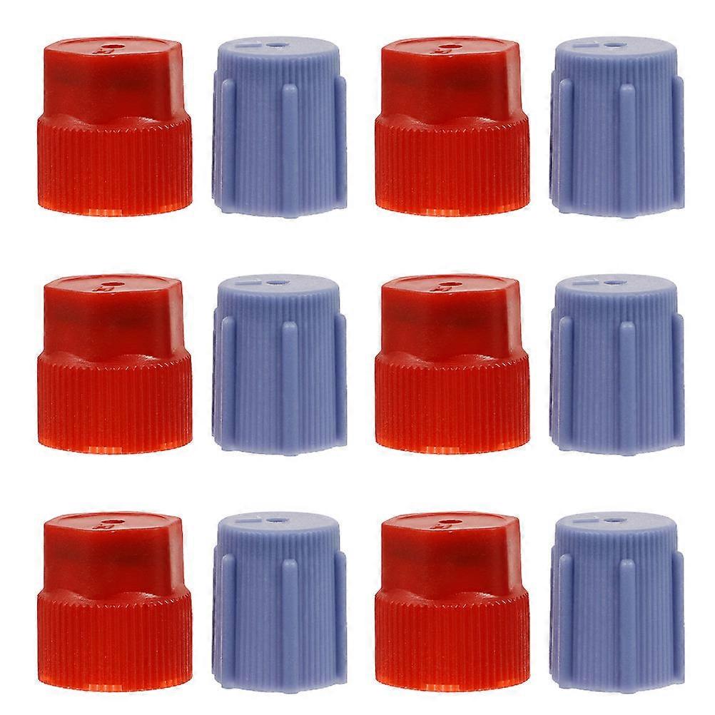 20pcs Valve Core Caps Kit for Automotive AC System Leak Covers for Charging Ports Protection Compatible with Various Car Brands