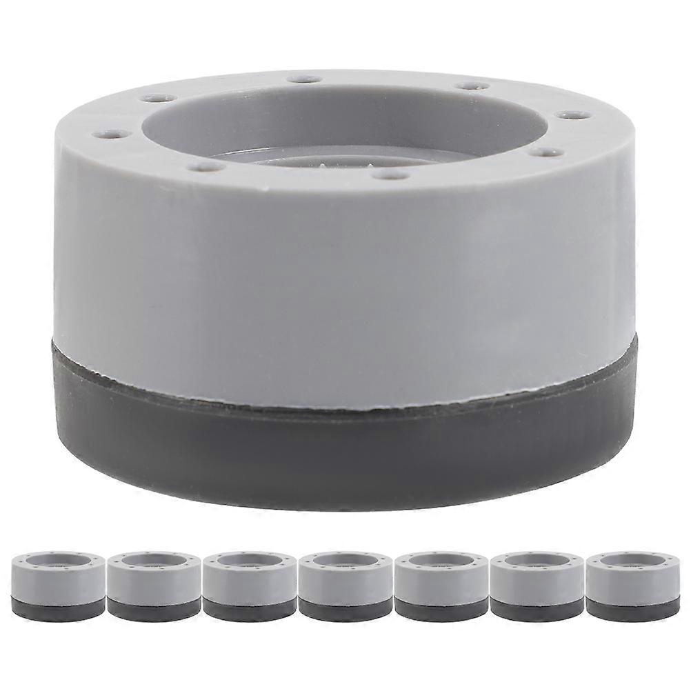 Stabilizer Anti Vibration Pads for Home Use Laundry Furniture Dark Grey 6.60X6.60X3.60CM Noise Cancelling 8Pcs