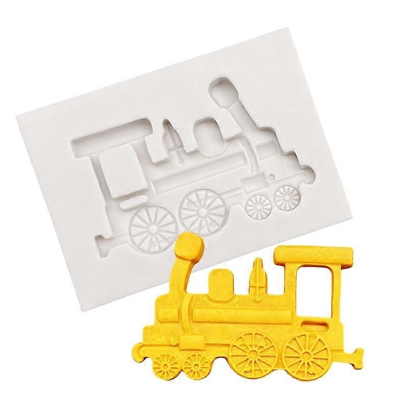 Classic Car Train Silicone Fondant Cake Mold Baking Decoration Tools