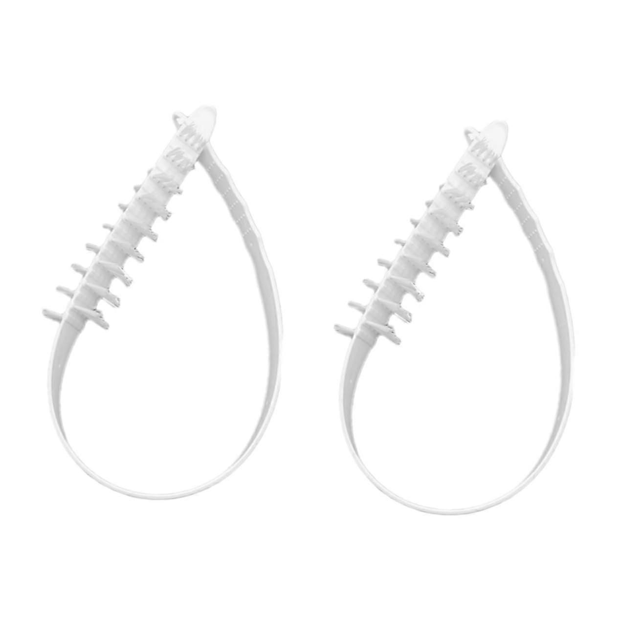 Washing Machine Cleaning Brush Set - 2 Pieces Multifunctional Vacuum Cleaner Attachments for Lint and Dryer Maintenance, White