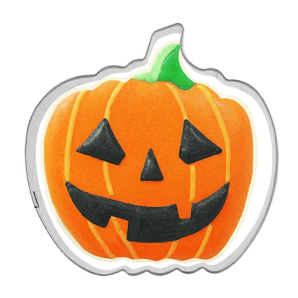Stainless Steel Pumpkin Cookie Cutter Biscuit Mold for Baking 2Pcs Set