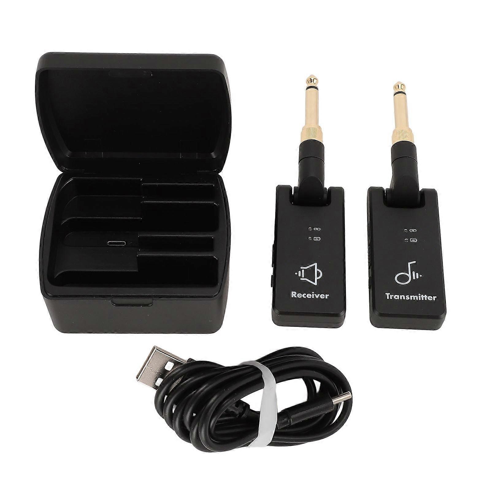 WP-8 Wireless Guitar System with Charging Case, 4 Channels, 2.4GHz for Instruments