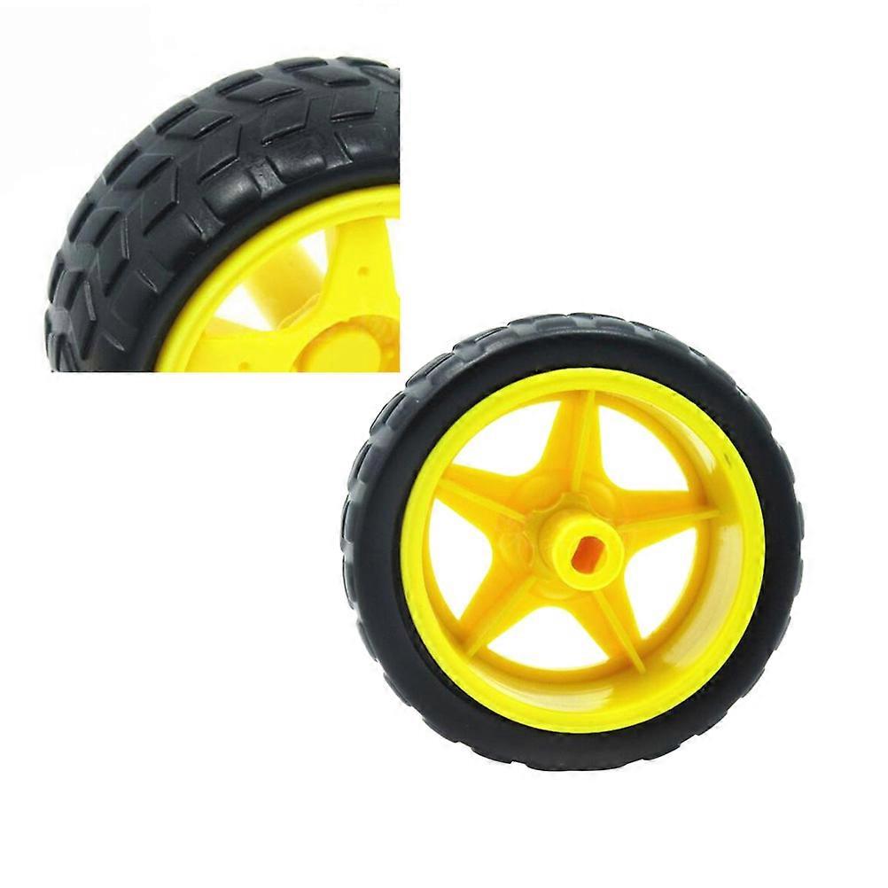 Kids Toy Car Accessories Round Shape 6.6 x 6.6 x 2.6 Cm Reduction Box Assemblable 8 Pcs