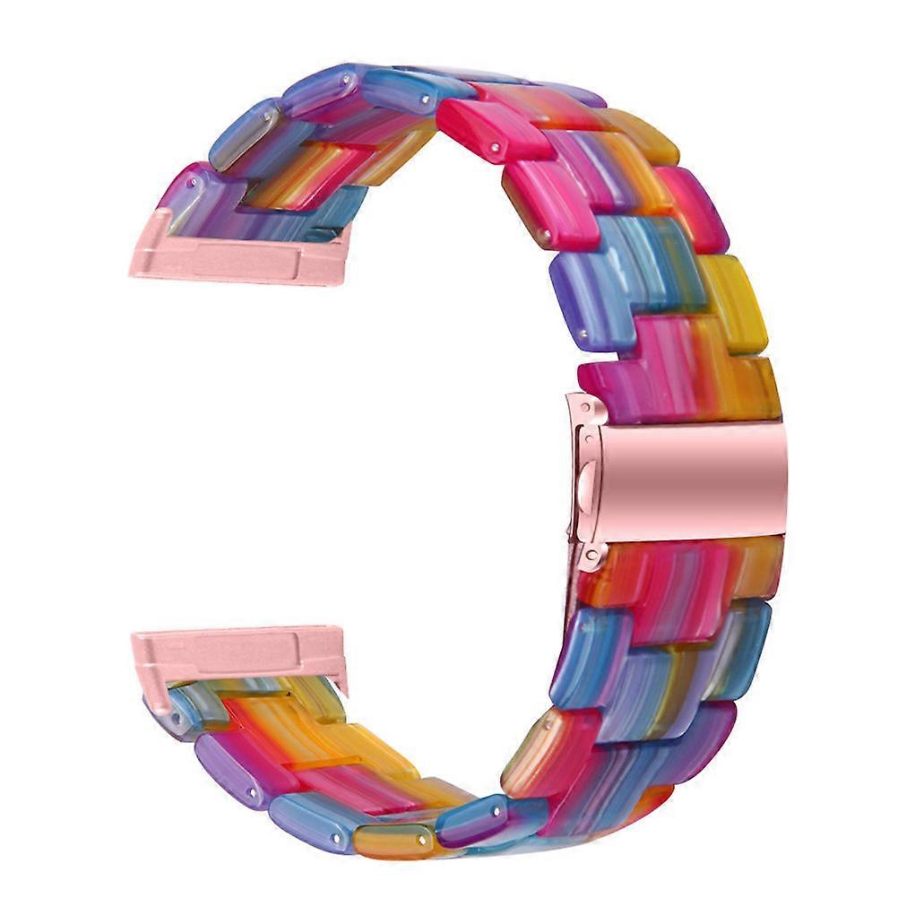 Resin Wristband Watch Accessories Strap Watch Band Fashion Design Special Buckle Design Assorted Color 1Set