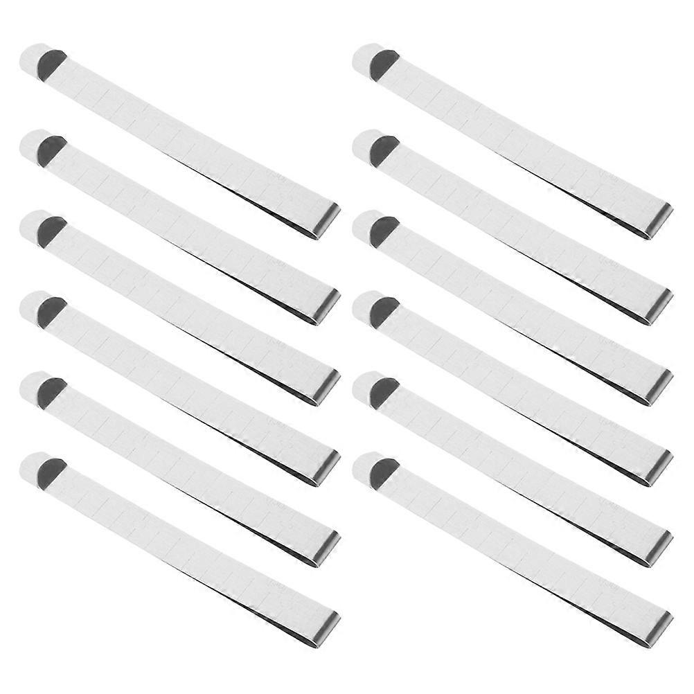 Hemming Tool Quick Hemming Tool Silver Hemming Clips For Handicrafts Precise Measurements Sewing Projects 12Pcs