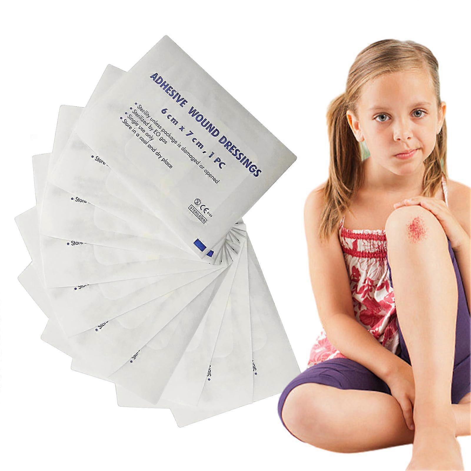 Wrapped Dressing, Pack of 10 Dustproof, Breathable Pads for Damaged Skin