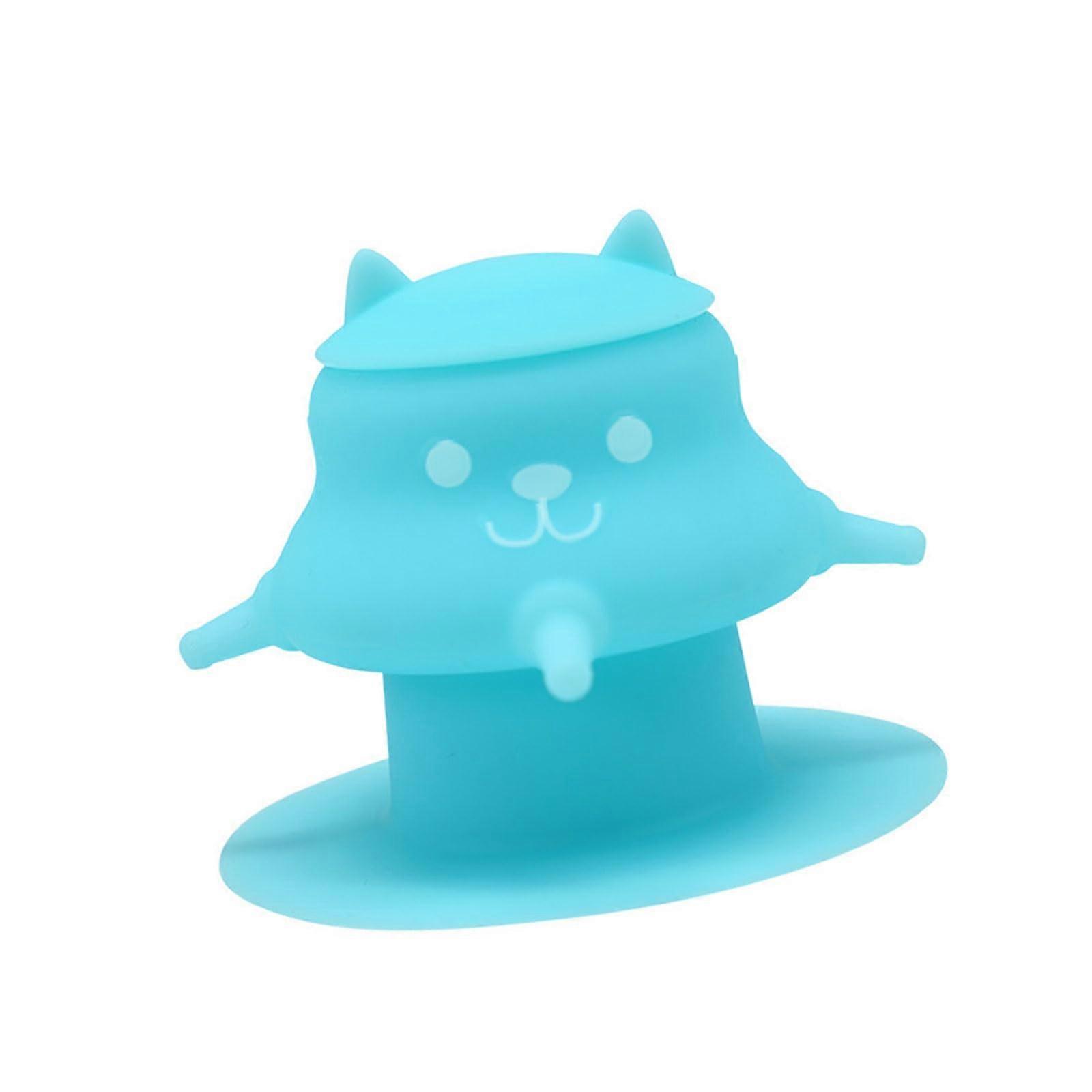 Multi Pet Nursing Tool With AntiSlip Suction Cup And Adjustable Nipples For Puppies And Kittens Blue