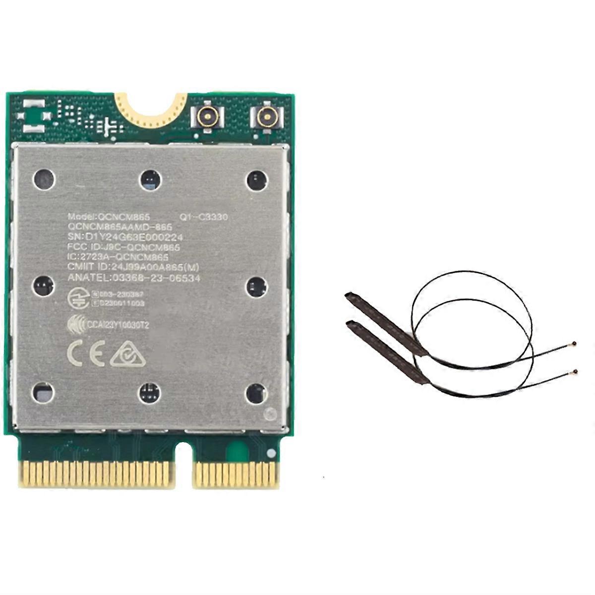 Wifi 7 QCNCM865 M.2 Netzwerkkarte Bluetooth 5.3 bis zu 5,8 Gbit/s Wifi 6E Wlan Adapter für Win11