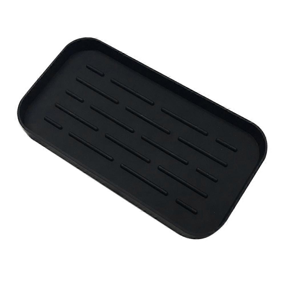 Black Dish Drying Mat Dish Drying Pad Dish Mats For Drying Dishes Dish Drying Mat Kitchen Sink Organizer Countertop Tray Air Circulation Mat Easy To