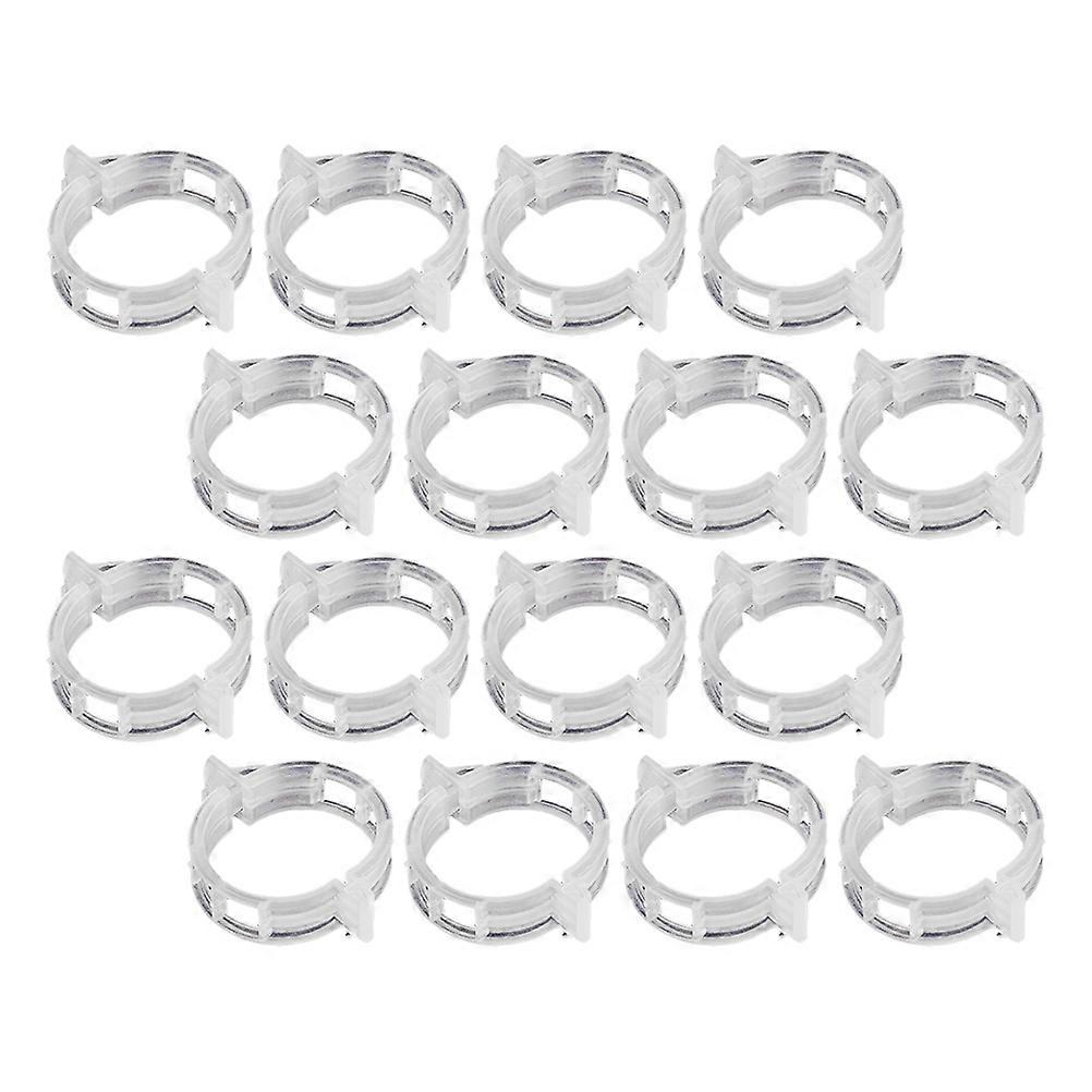 Plant Support Clips for Gardening Use White PP Material 300pcs Lightweight and Durable Craftsmanship