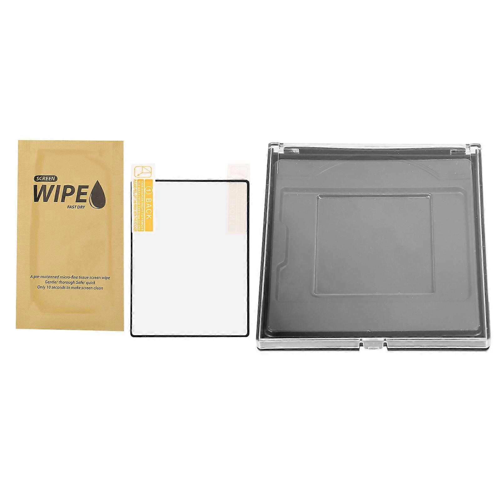 LCD Display Screen Protective Film Tempered Glass Protection Screen for FUJIFILM GFX‑50S Mirrorless Camera