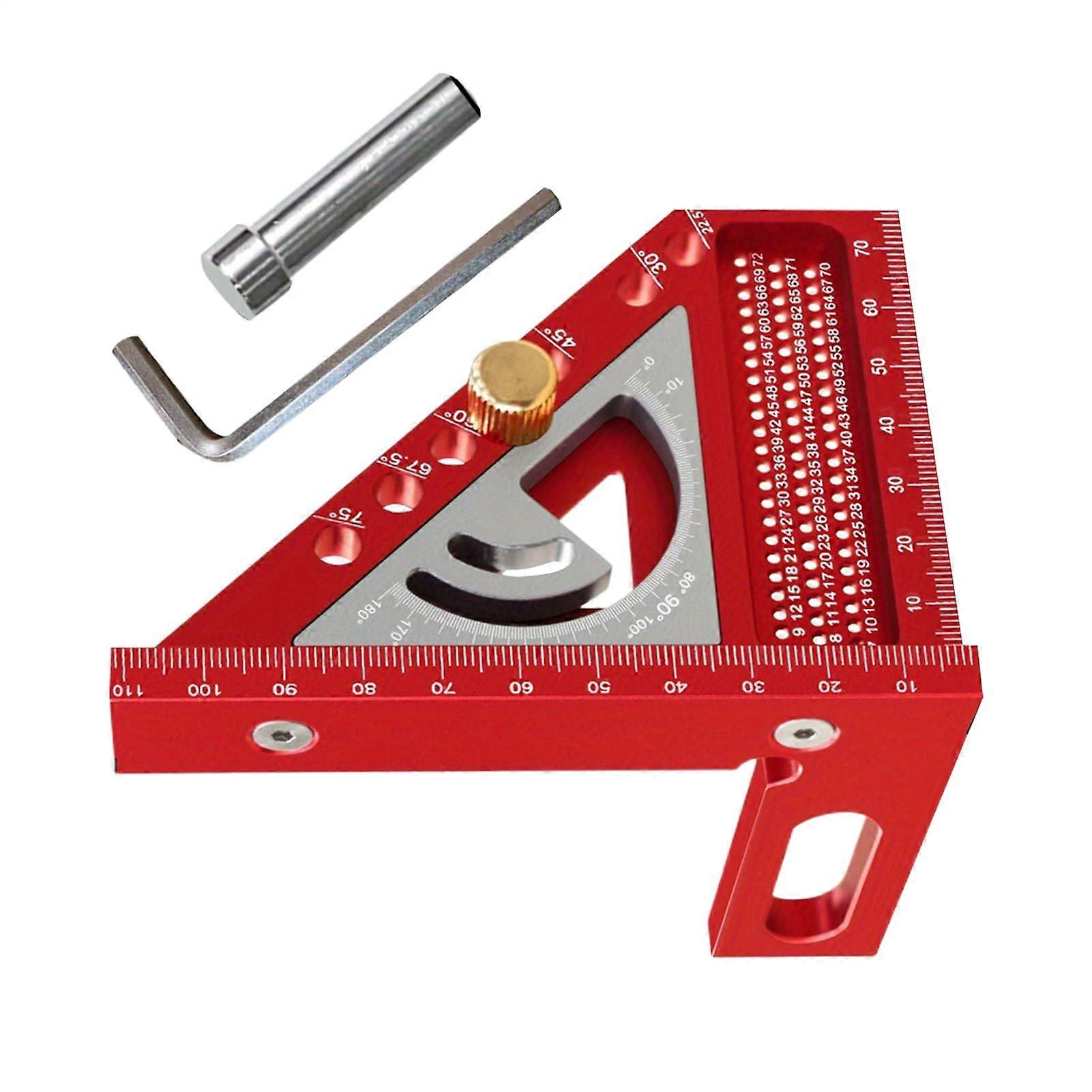 3D Multiple Marking Angle Drawing Ruler Woodworking Protractor Precision Measuring Tools