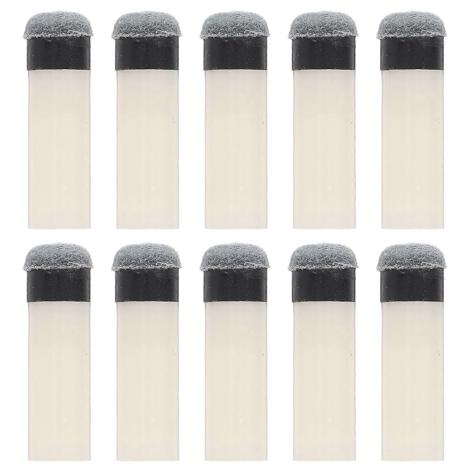 10pcs Billiard Cue Tips Replacement: Slip On Ferrules - Replaceable Pool Stick Tips 11mm- Snooker Table Accessories For Men Women