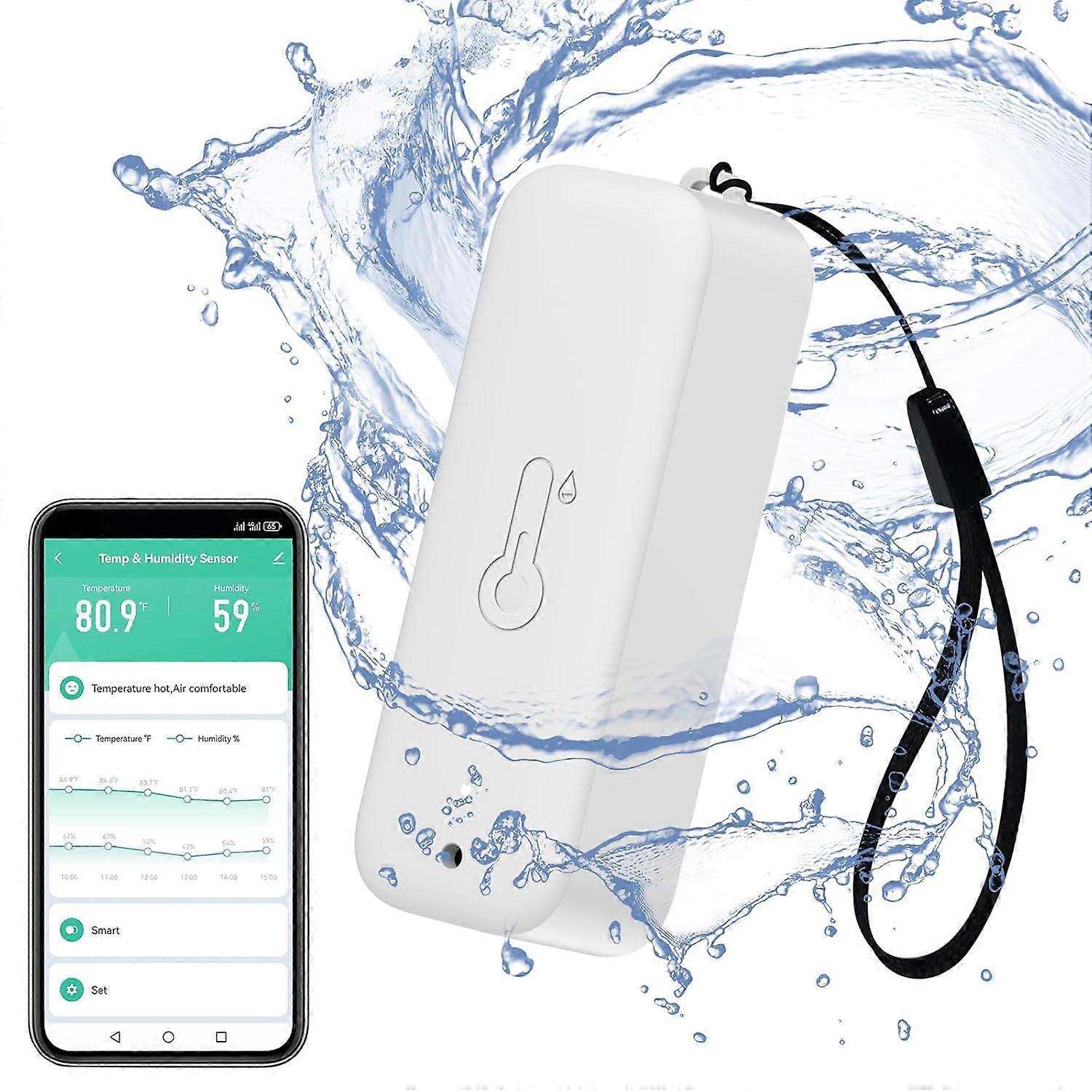 Smart Hygrometer Thermometer: Waterproof Humidity and