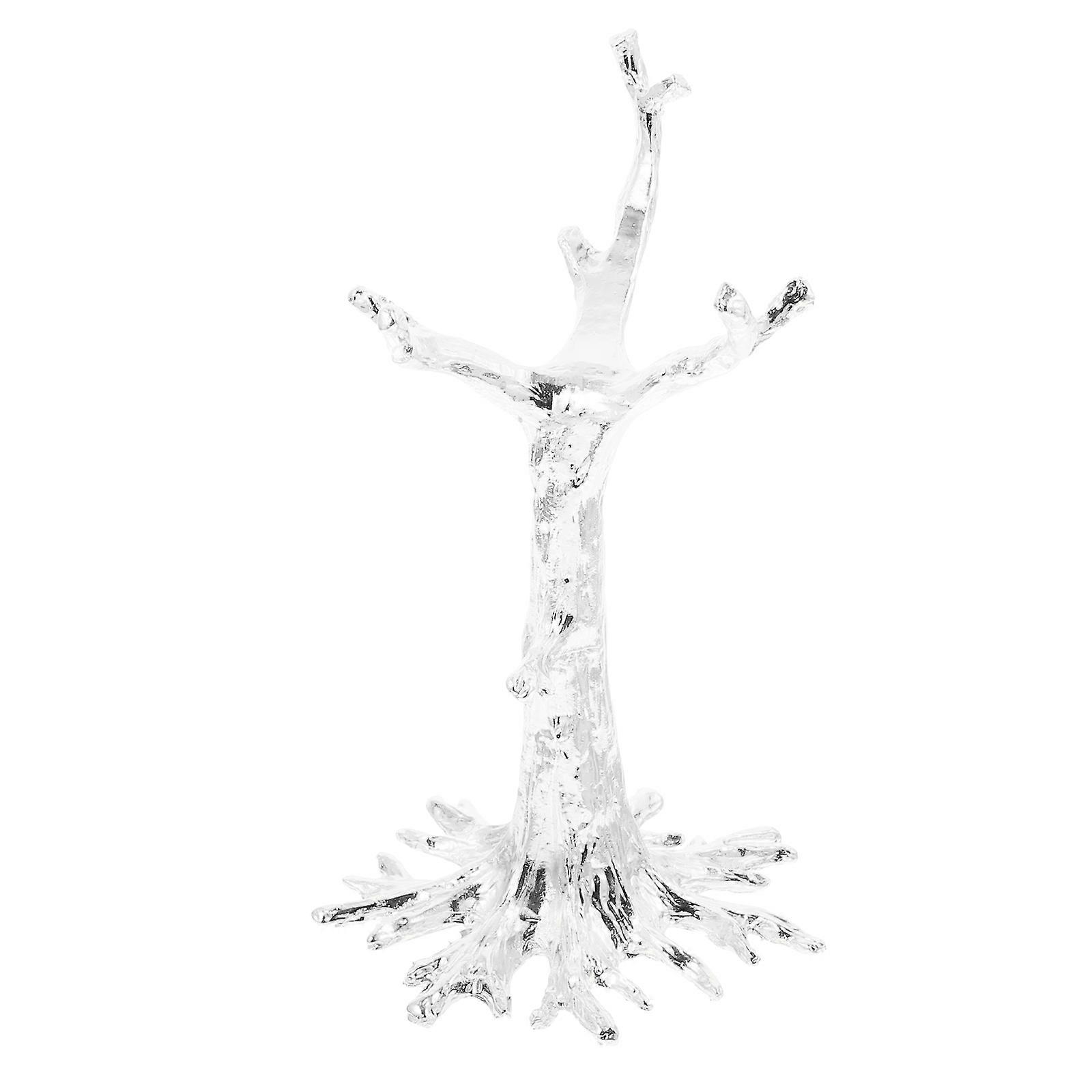 sinklegering krystallkule base stativ for voksne 8x8x16cm treform oppbevaring 1 sett