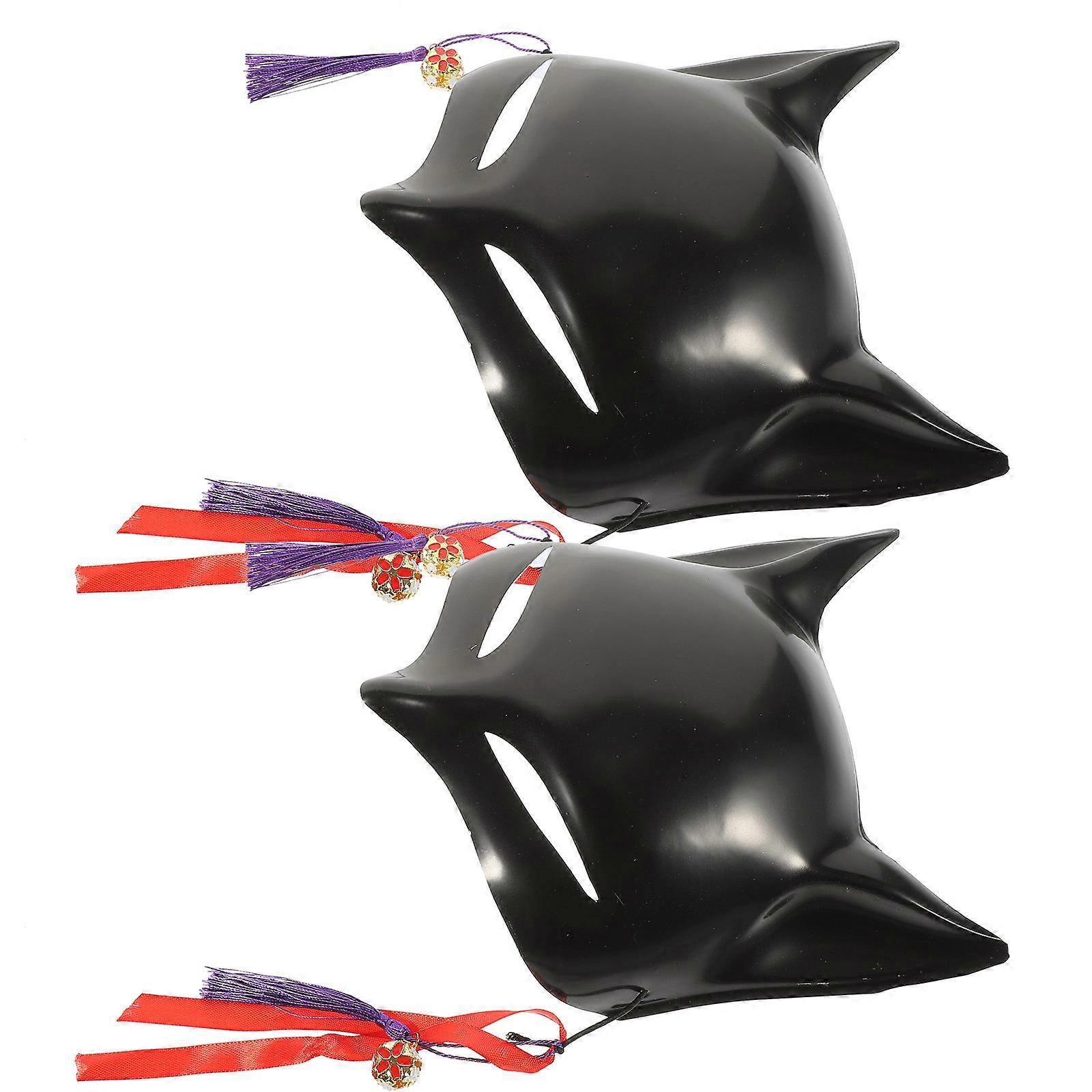 Blank Mask For Cosplay Shape 23X19CM DIY Unpainted For Painting Classes 2Set
