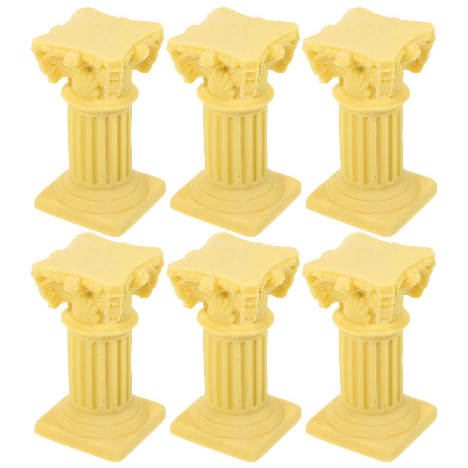 Decorative Roman Pillar Shapes For Bedroom Garden And Office Spaces 6.50X3.00X3.00CM Ideal For 5Set