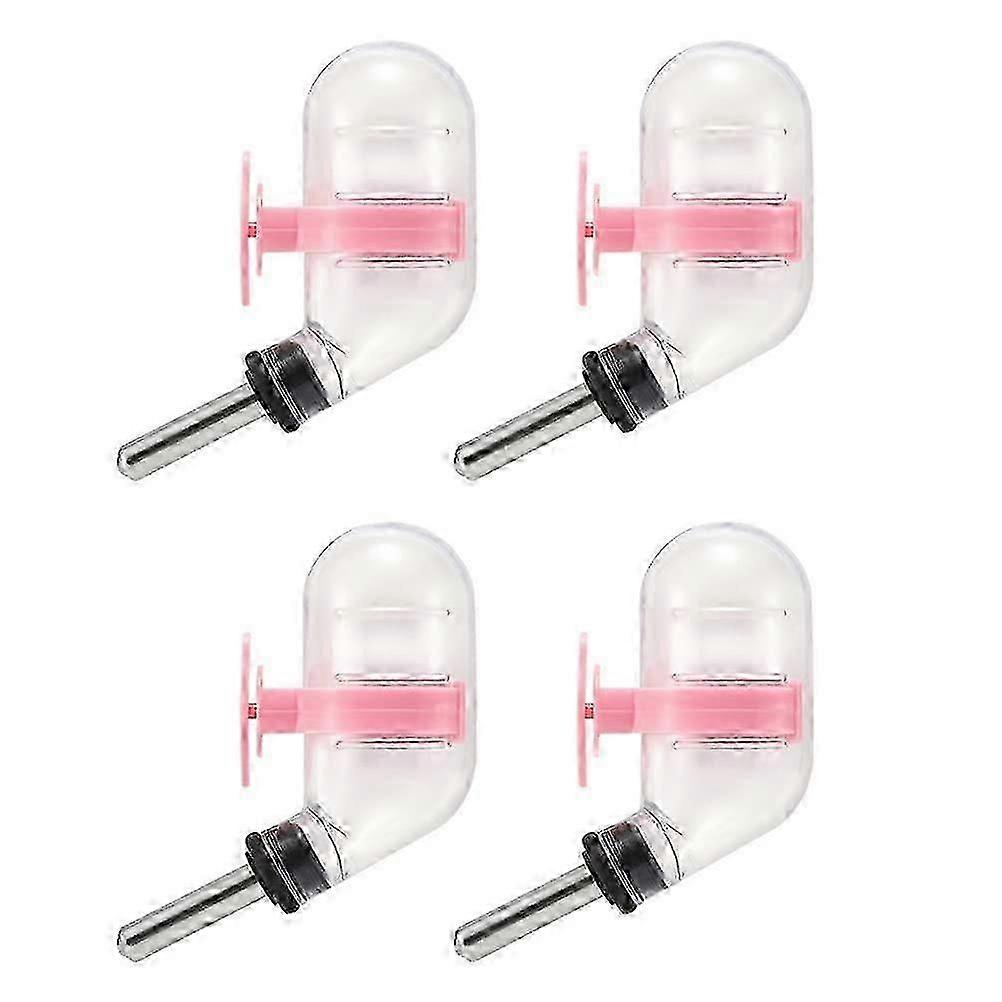 4Pcs Hamster Water Bottles Pet Cage Hanging Drinking Bottles