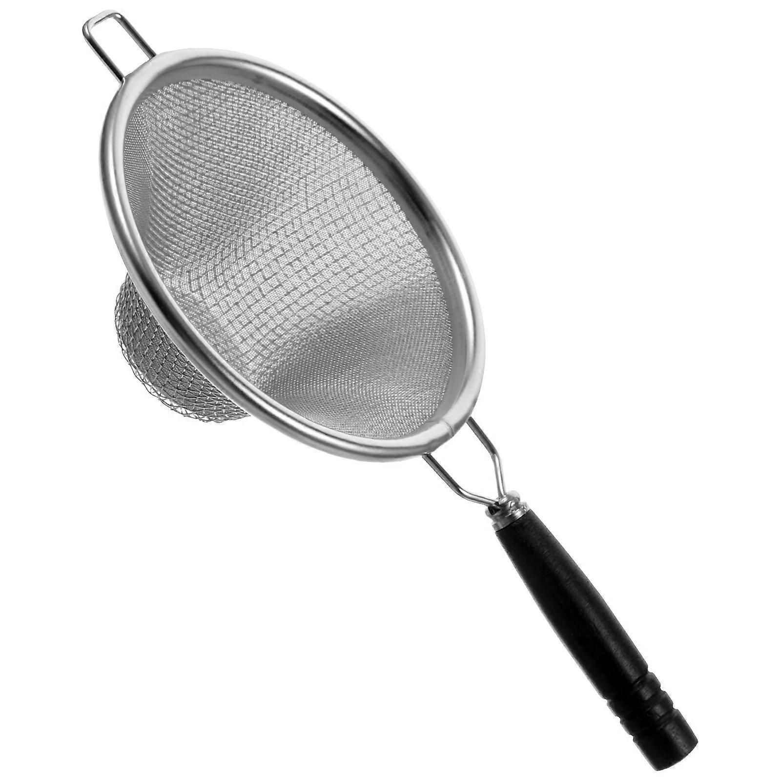 Silver Mesh Strainers Suitable For Tea Set Accessories Featuring Simple Design 14X7.4X3.2CM Great For Filtering 1Set