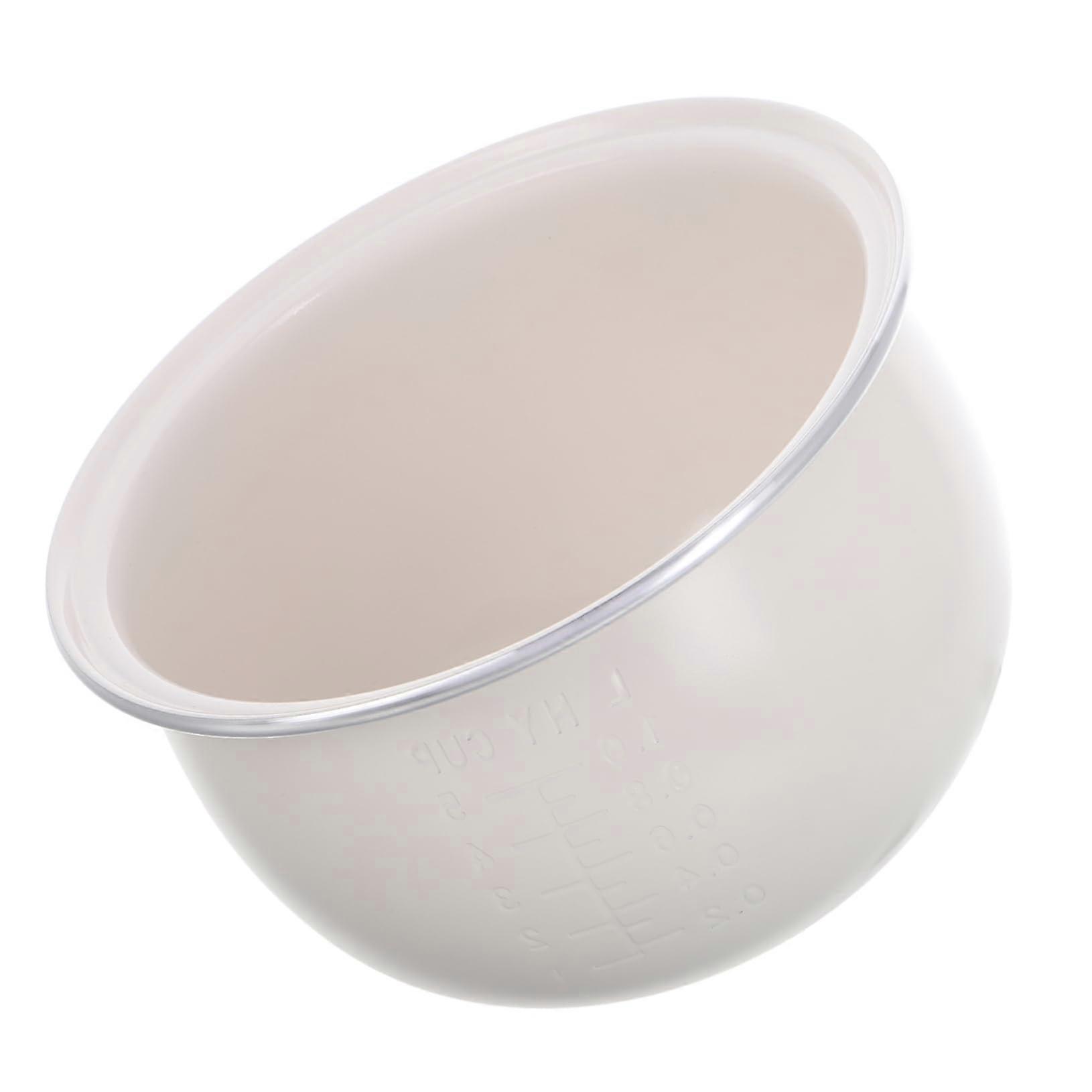 Ceramic Rice Cooker Replacement Pot Non-Stick Interior Coating for Rice Porridge Soup Family Size 1.5L