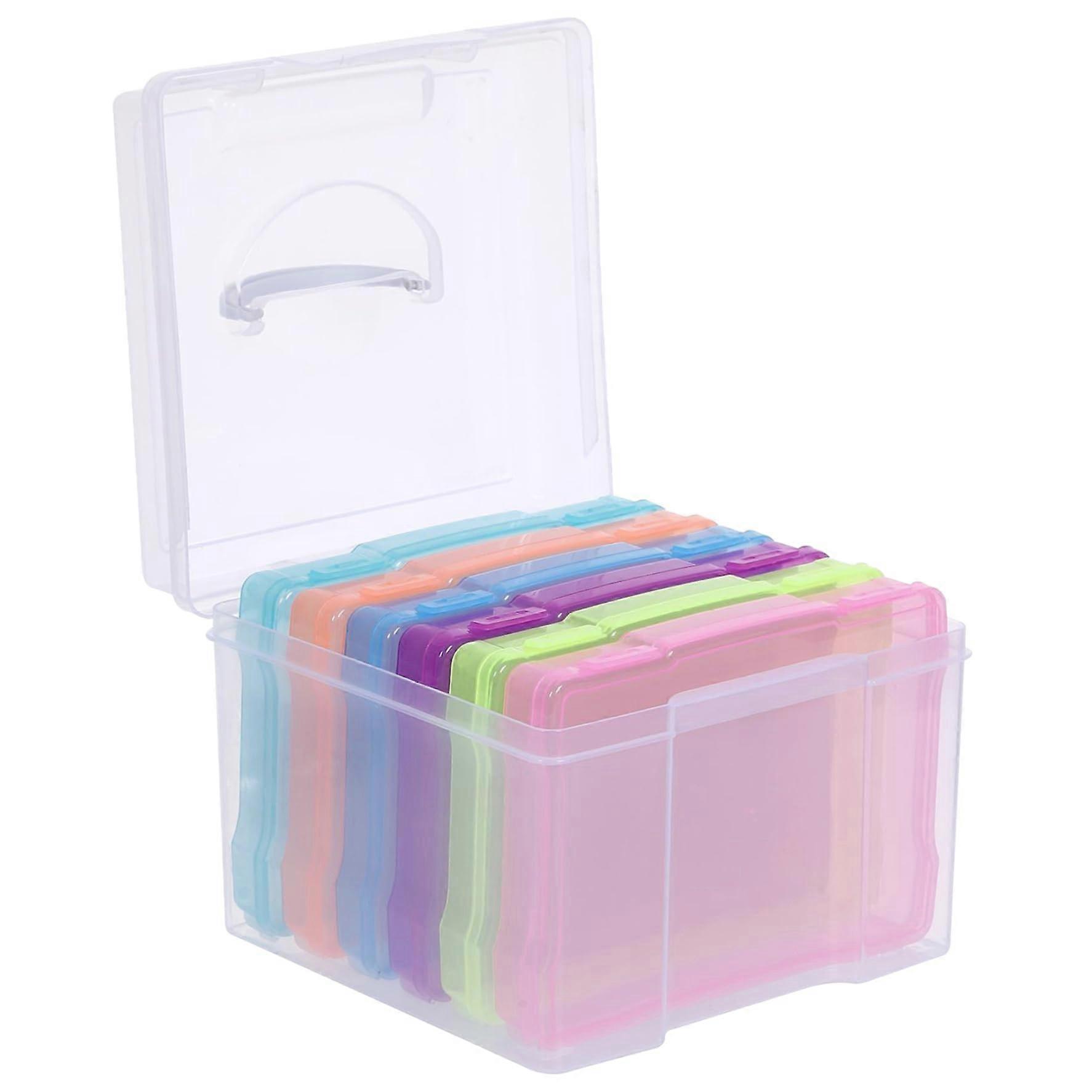 Photo Storage Box With Inner Photo Keeper 5 x 7 Colourful