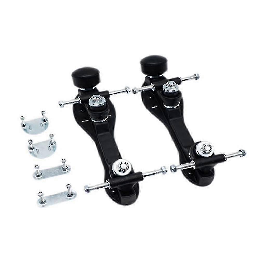 Roller Skate Base Four-wheel Two-row Skate Bracket Skate Base Bottom Plate With Roller Skate Toe St Edition 0801