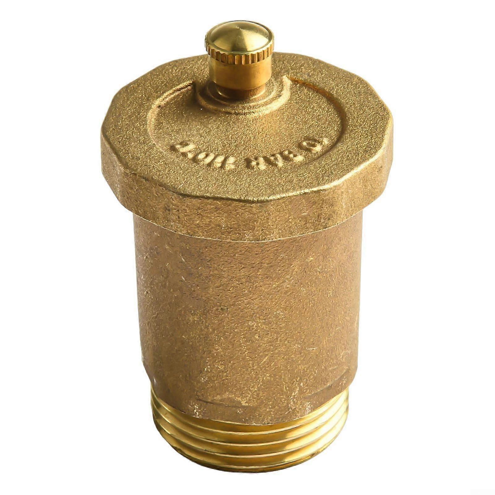 Durable and efficient 1.27 cm automatic exhaust control valve made of brass for longevity (2.5 cm) 1''