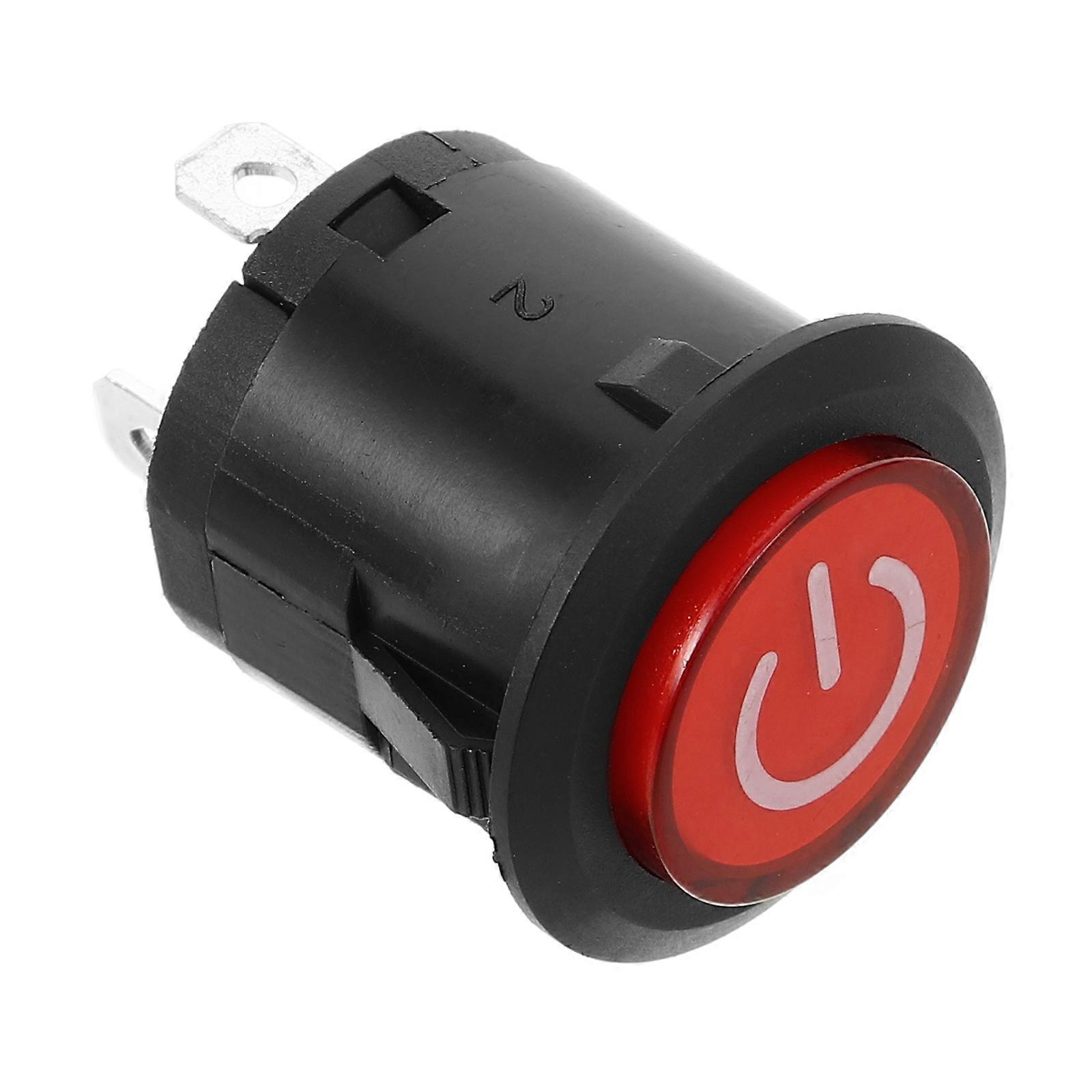 Compact Push Button Switch for Electric & Motorcycles – Easy Installation, Replacement Power Switch for Electronic Tools & Devices