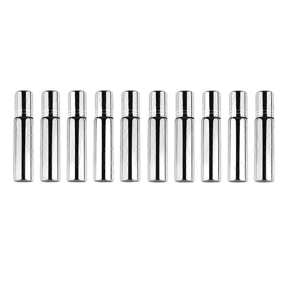 10pcs Portable Roller Bottles for Essential Oils, Durable Leak Proof Travel Containers with Roller Balls Included