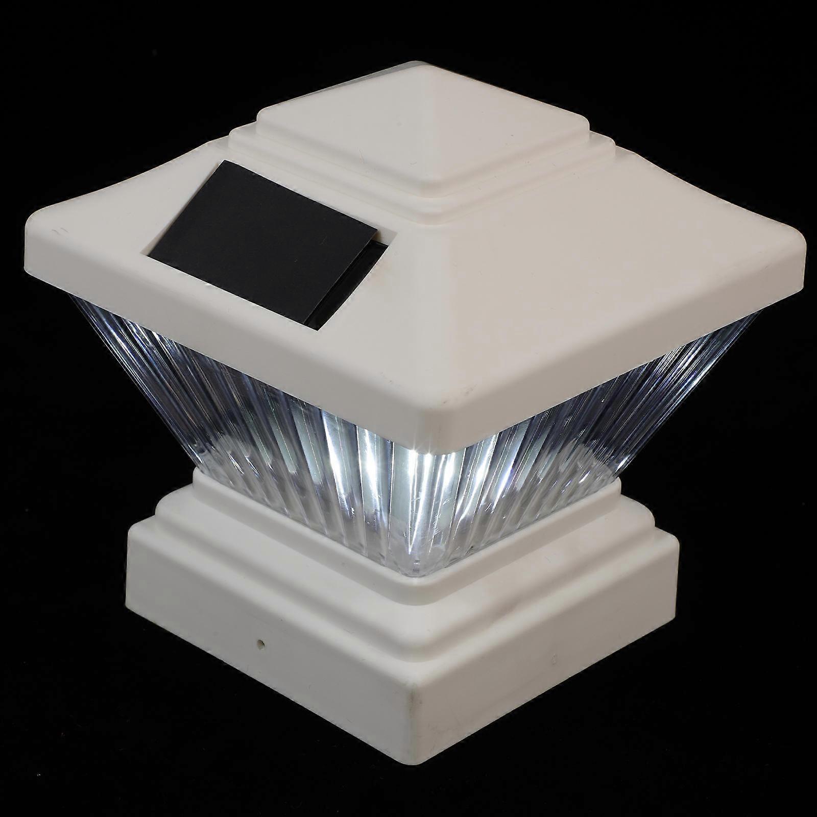 Solar Pillar Lamp LED Pillar Light for Outdoor Scene 2Pcs Pack