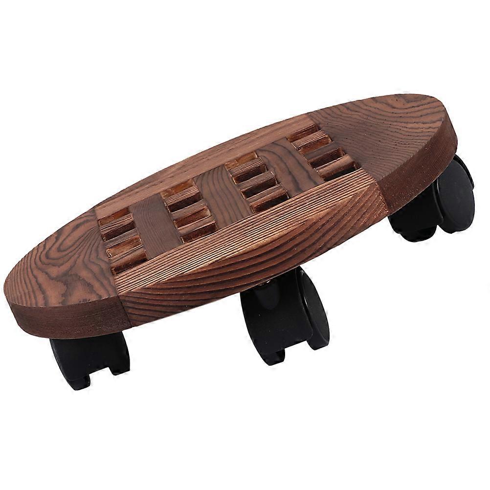 Plant Pot Mover with Wheels, Round Tray for Easy Mobility of Flower Pots and Bonsai, Sturdy and Water Resistant