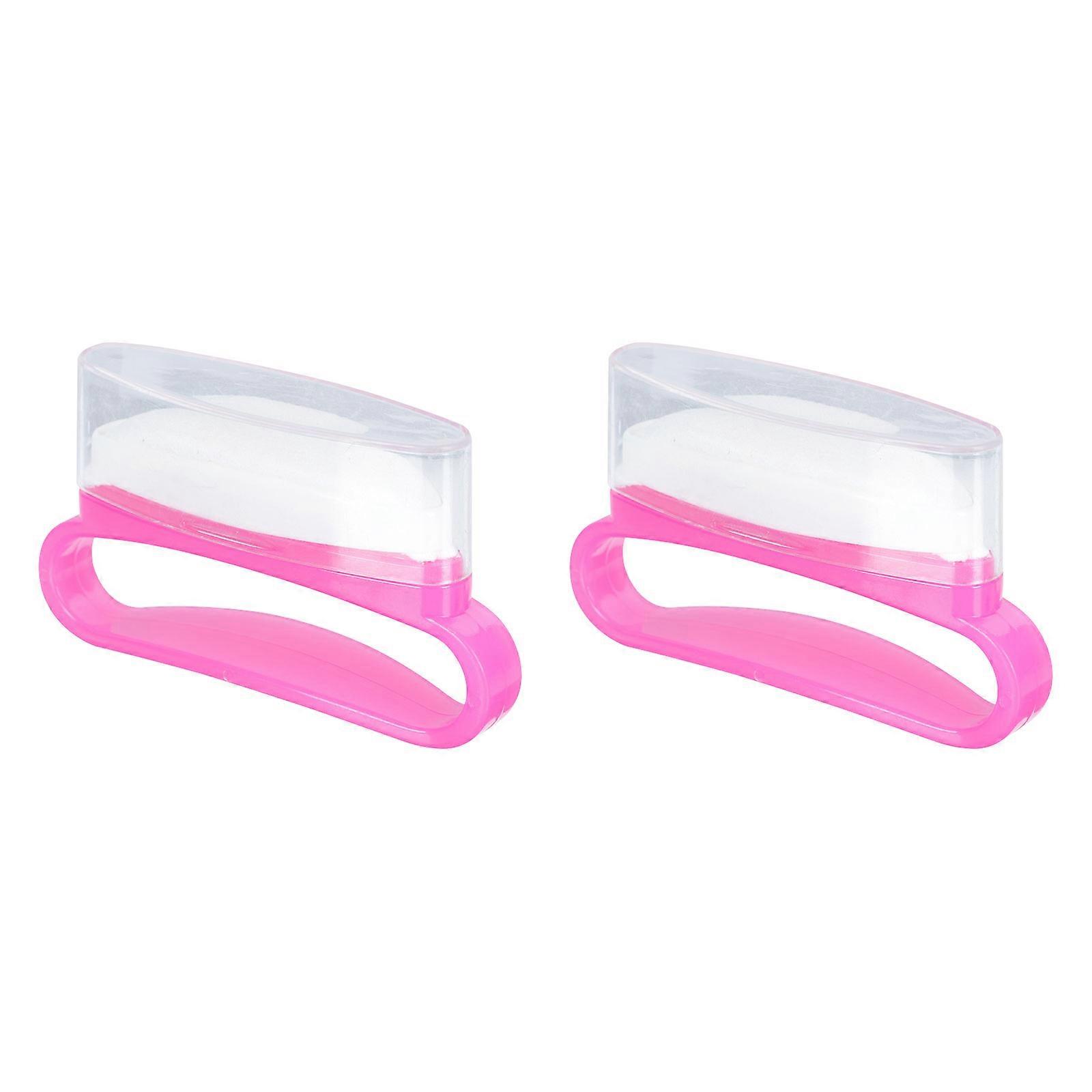 Handheld Sheepskin Nail Wax Brush Perfect For Home Use And Travel 3Pcs Over