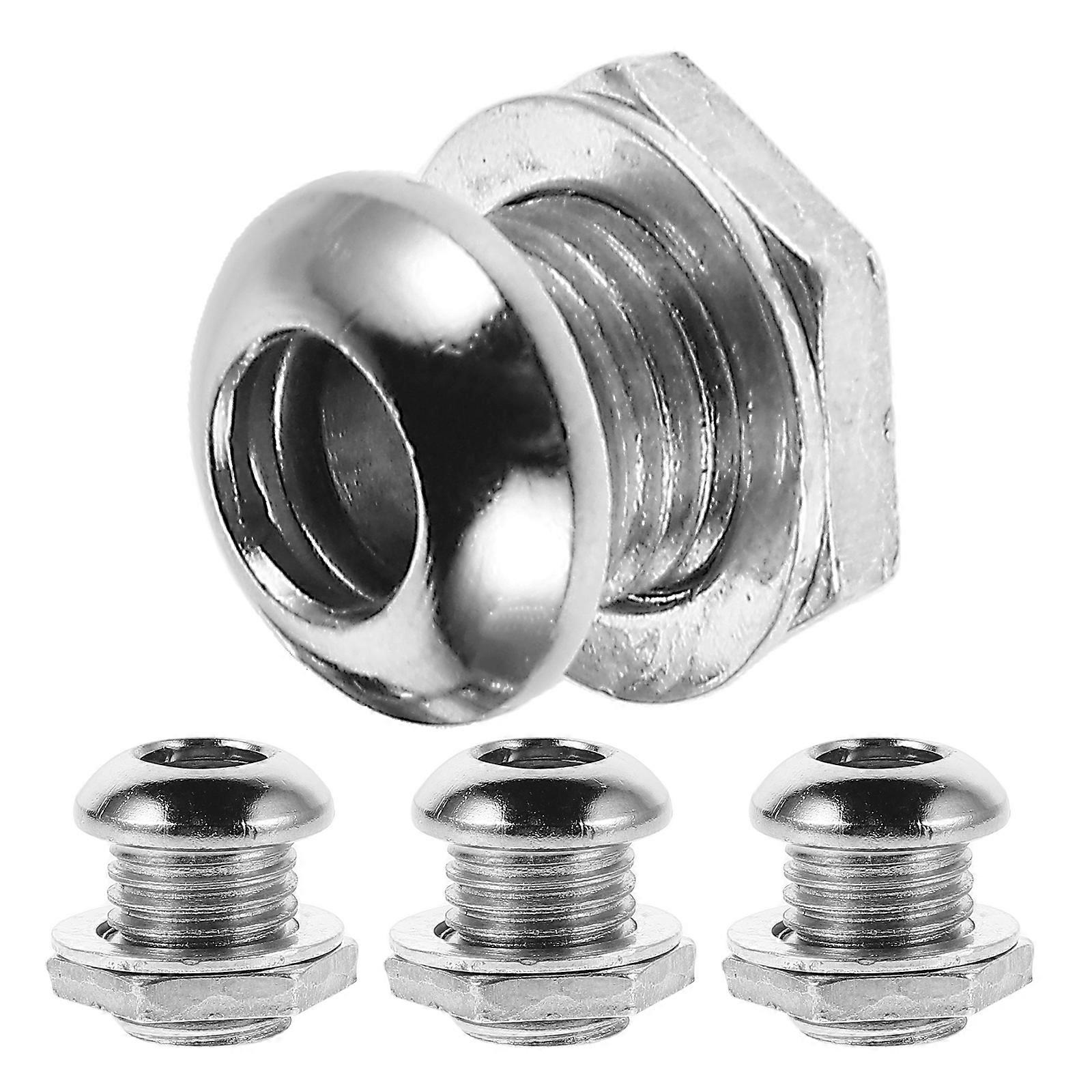 4pcs Snare Drum Air Vent Screws Durable Drum Hardware for Musical Instruments, Easy Installation, Reliable Ventilation