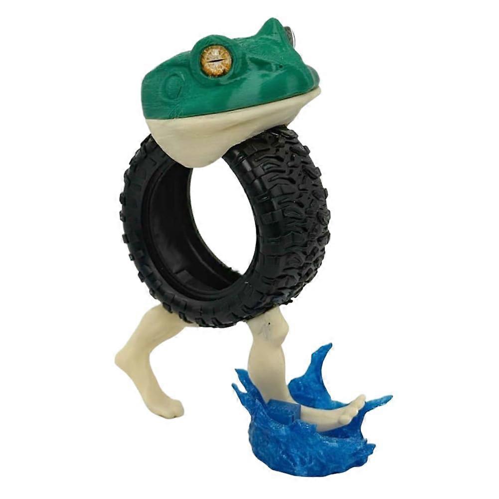 Tung Tung Tung Sahur Figure Toy 3D-Printed Italian Brain Red Sharks In Sneakers Statue Collectible Figures