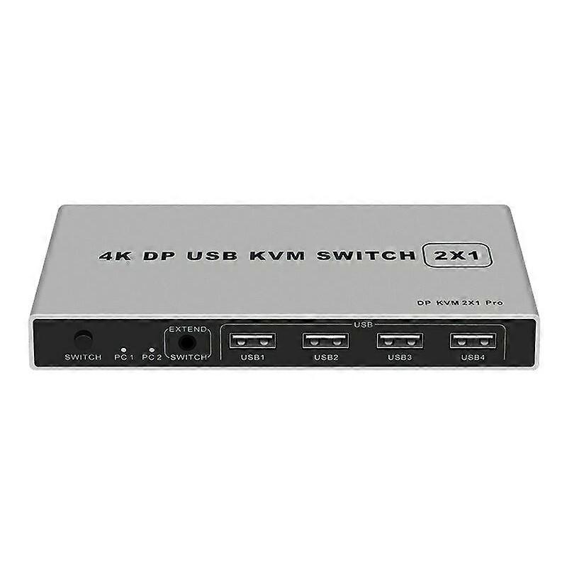 4K KYSW59 60HZ DP USB KVM Switch Computer Sharing Device KYSW59
