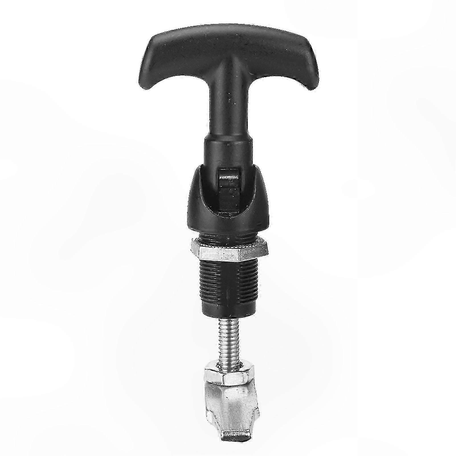 Zinc Alloy T-Handle Latch for Tool Boxes and Trailers, Adjustable Pull-Type Locking Mechanism