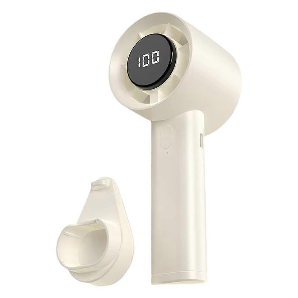 SHANGYU高速ポータブルハンドヘルドターボファン、LEDディスプレイ、充電式小型