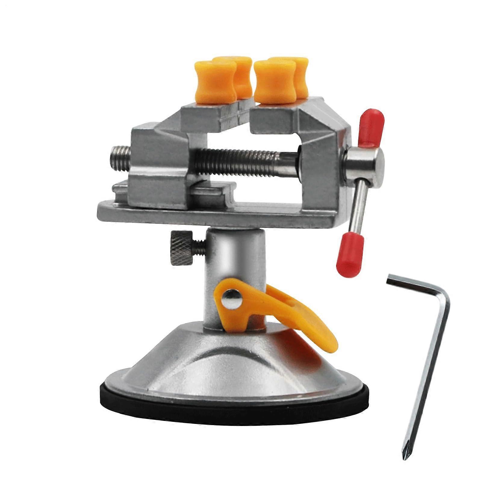 Bench vise 360degree swivel adjustable mount Aluminum alloy clamp for woodworking