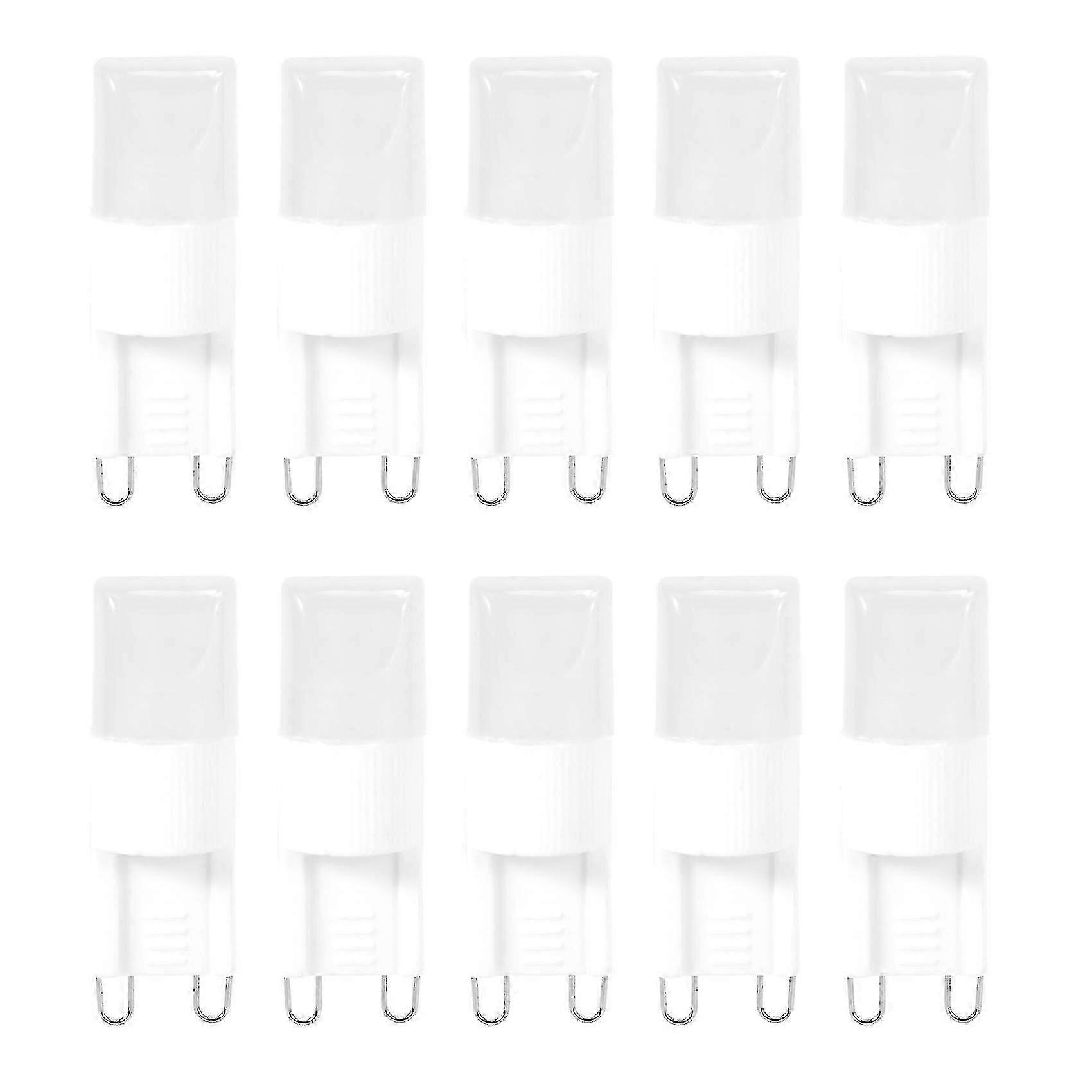 10x G9 LED Light Bulb 1W 3500K Warm White Energy Efficient