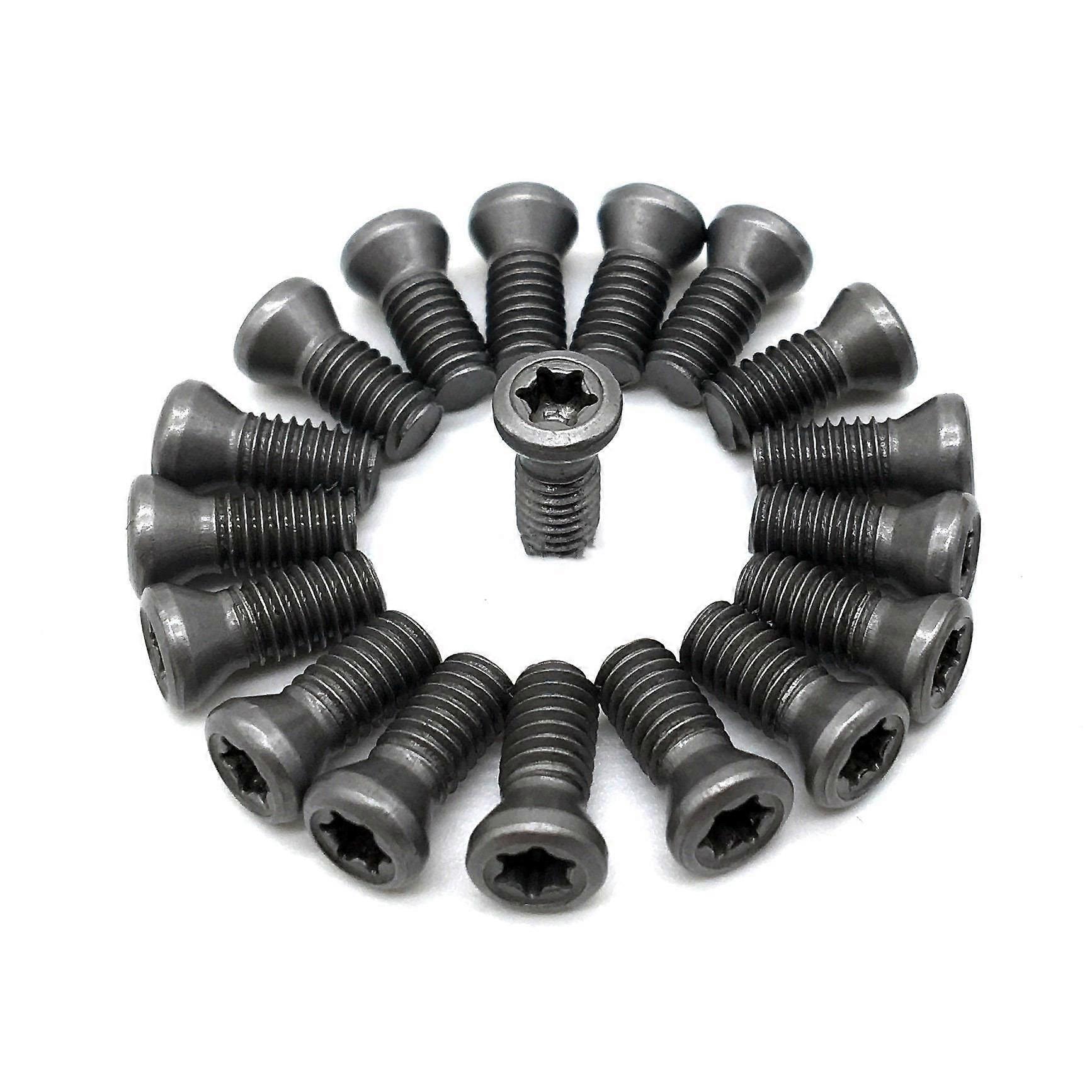 M2 M2.5 M3 M3.5 M4 M5 M6 Torx Screw Inserts 50 pcs Alloy Steel 12.9 for CNC Rotary Tool Blade Knife M3.5x8 Hole Diameter