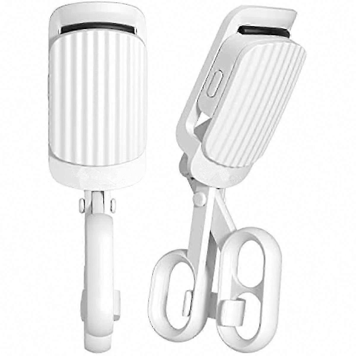 Rechargeable Heated Eyelash Curler for Long-Lasting 24H Curls, Handheld Electric Lash Curler