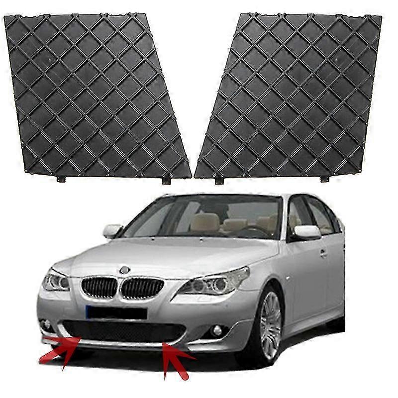 Lower Mesh Grill Plate Trim Cover for Car Front Bumper E60 E61 M 51117897186 51117897184 Bumper Cove